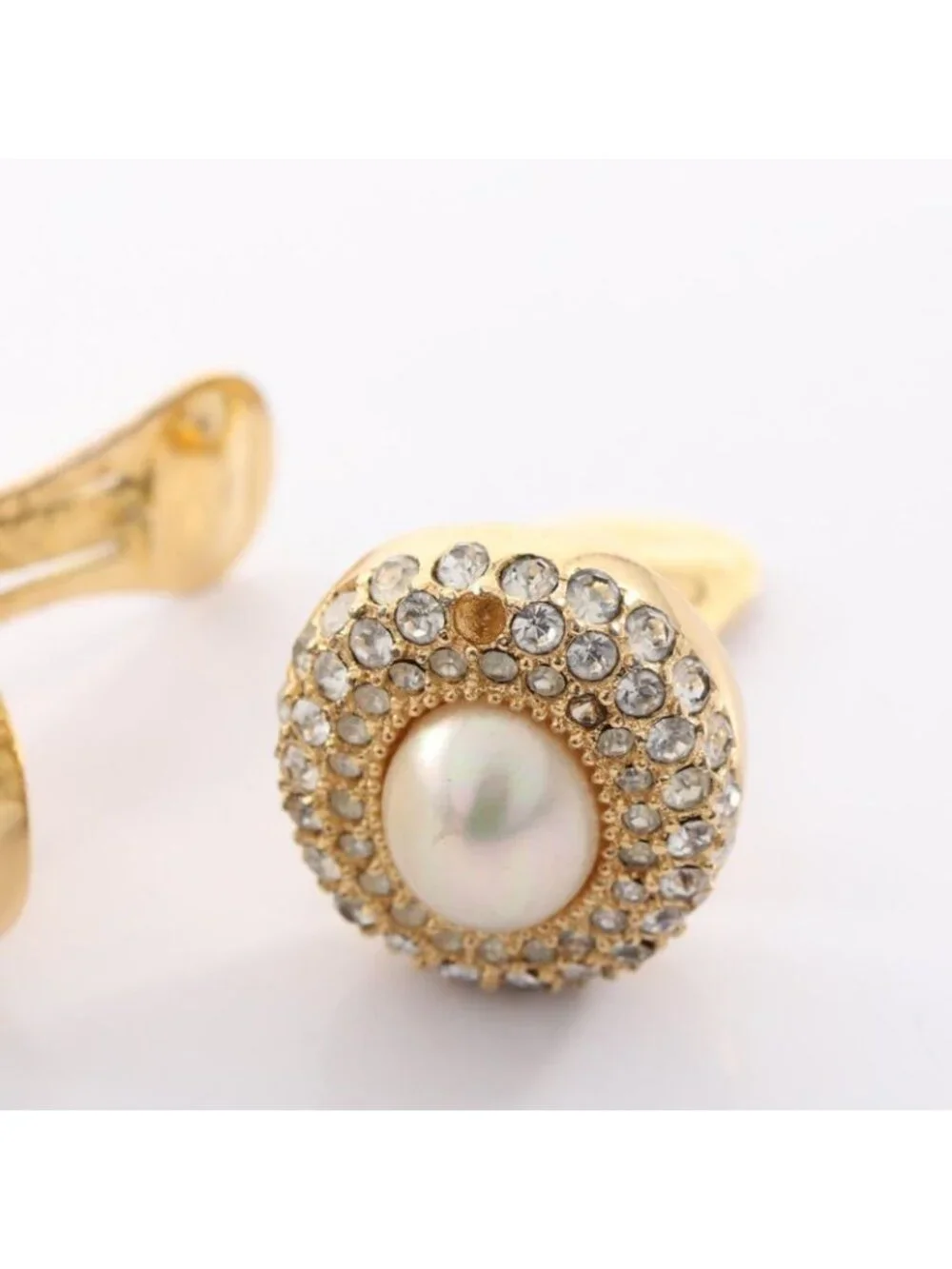 Dior Earrings Pearl Gold - Picture 6 of 8